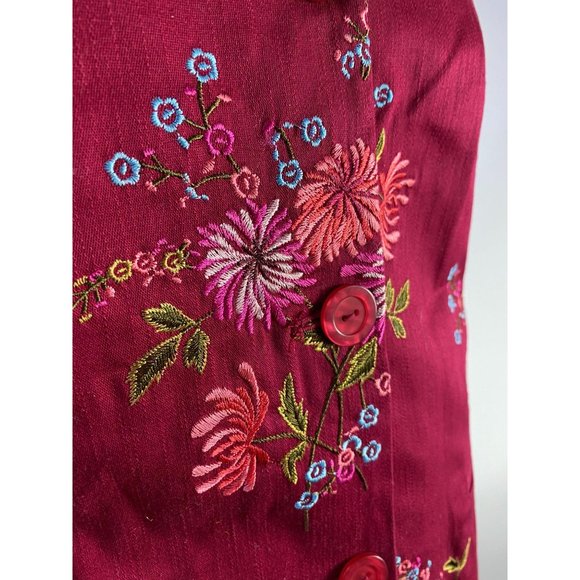 Coldwater Creek Embroidered Jacket Sz M - Picture 9 of 12